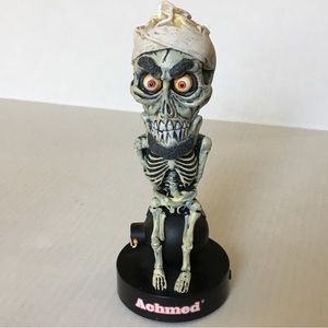 Jeff Dunham Talking Headknocker Achmed Bobblehead 8” Skeleton